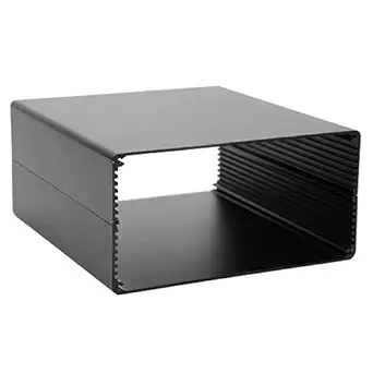 Aluminum Project Box Matte, 80x160x170mm DIY PCB Junction Heat Dissipation Casing with 2 x Shell, 2 x Baffle, PCB Junction Aluminum Box, Anti-Thunder Protection Aluminum Case