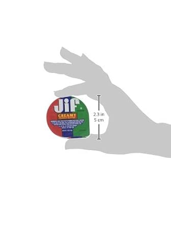Jif Creamy Peanut Butter, Portion Control, 1.1 Ounce, 120 Count