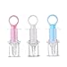 Liquid Medicine Syringe for Infant Toddler Newborns Silicone Baby Liquid Dropper Blue