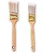 The Shop 1220 Large paint brushes-Set of 2 painting brush for acrylic, chalk and oil paints- great for wall, furniture and canvas, can be use by artist and painters, Tip is angled and fine. Washable