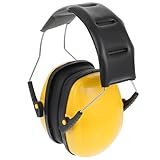 Generisch Gehörschutz für Verstellbar Geräuschreduzierende Kapselgehörschützer Gelb Ergonomisch für Lernen und Schlafen