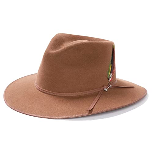 Stetson Dune, Color: Acorn, Size: 7 3/8 (Sfduneb16391173) #TOP1
