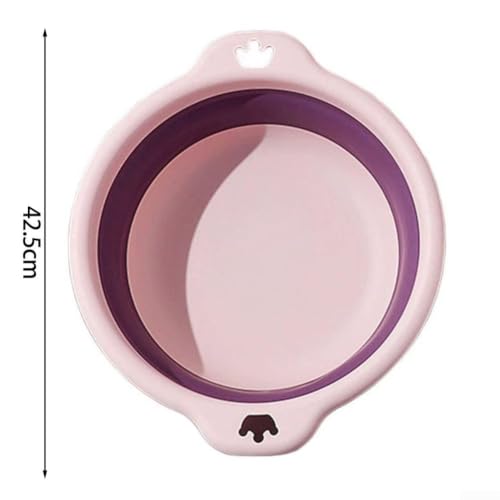 Lavabo plegable que ahorra espacio con bañera robusta de camping 3