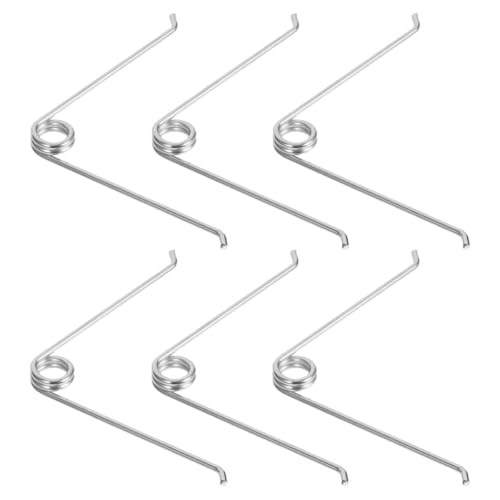 DECHOUS Muelles de Repuesto en Forma de V para Tijeras de Podar 6 Piezas de Acero Inoxidable Reemplazo para Podadora de Árboles Resorte de Primavera para Jardinería y Recorte