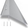 Aluminum Floor Transition Strip - Threshold Ramps for Doorways, 36 Inch Threshold Strip with 3M Adhesive Backing and Screws, Doorway Edge Trim Suitable for Threshold Height Less Than 1.6 Inch (Gray?