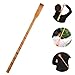 HAKIDZEL Long Handle Wooden Back Scratcher Portable Itch Relief Tool for All Ages Durable Massage Supply Present for Parents Friends and Pregnant Women Easy to Use