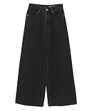 ワイドデニム【WEB限定サイズ有り】 ブラック S