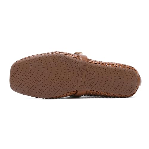Image of vivianly Mesh Ballet Flats Shoes for Women Flats Comfortable Dressy Round Toe Mesh Flats Fishnet Mary Jane Flats for Events Party Leisure