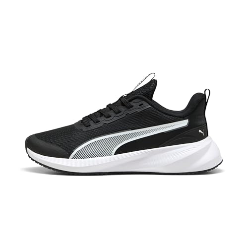 PUMA Unisex Kinder Flyer Lite 3 Jr Sneaker, Puma Black Puma White, 39 EU