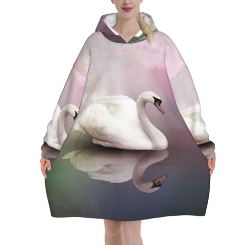 Couverture à capuche adulte flanelle pour soirées d'hiver au chaud