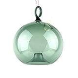 Fliegenfalle Fruchtfliegenfalle Wespenfalle aus Glas 8 cm hängend hellgrün (rh) Lauscha Handarbeit