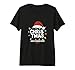 Christmas 2024 Cousin Crew Xmas Lights Santa Hat Pajamas Premium Tri-blend T-Shirt