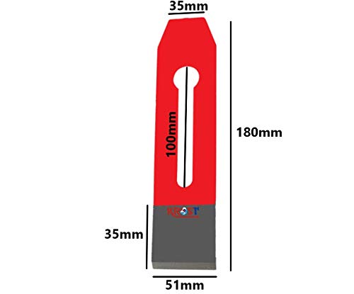 KROST High Speed (HSS) Hand Planer, Woodworking Blade, Replacement Blade(2") 1