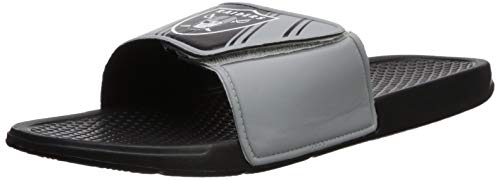 Image of FOCO mens NFL Team Logo Legacy Sport Slide Sandals