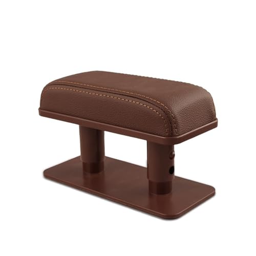 Organisateur d'accoudoir central universel et réglable marron pour portière de voiture