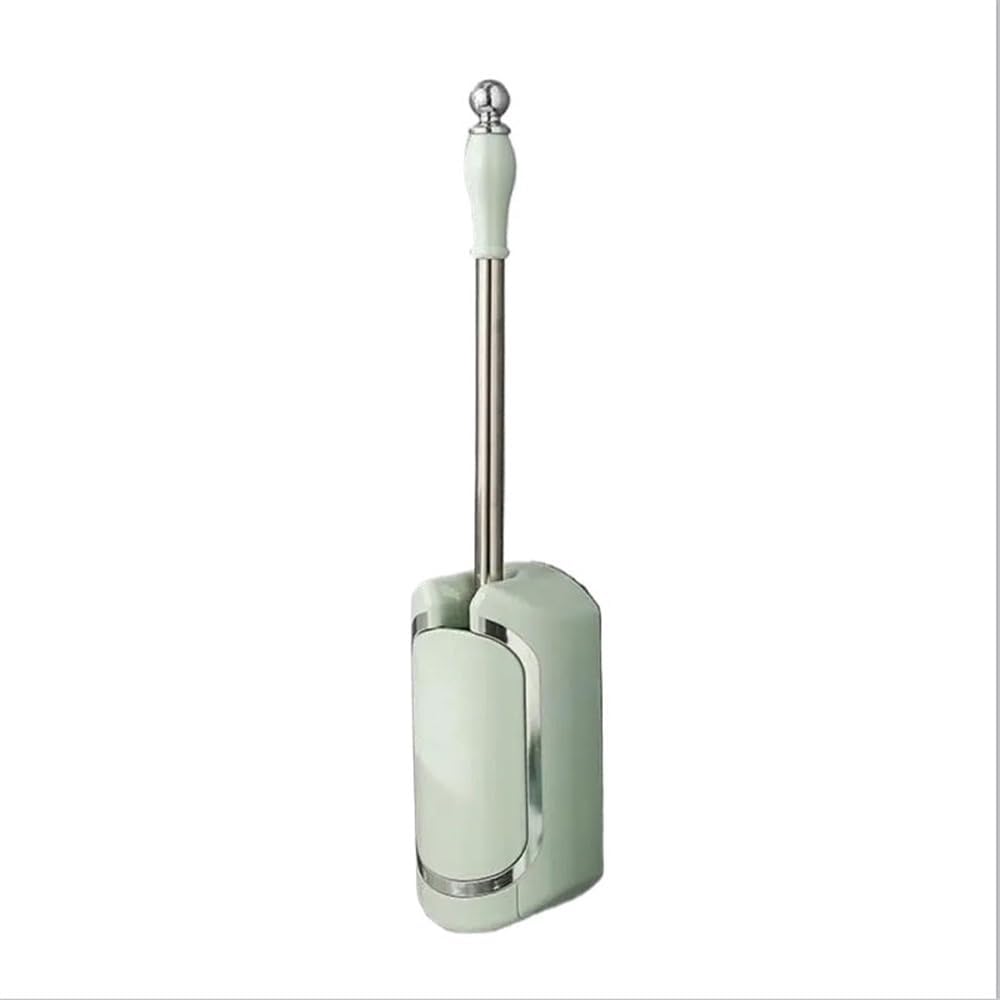 Toilet Brush Household Bathroom Toilet Tools, Wall Mounted Long Handle Brush, with Drain Base Toilet Brush and Holder