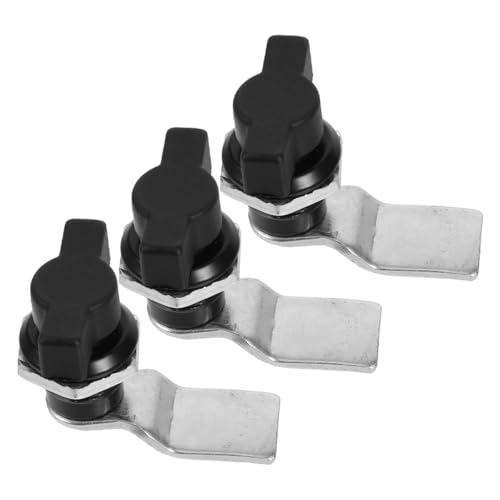 Didiseaon 3 piezas Cerradura T-handle de Aleación de Zinc para Caja de Herramientas Diseño Ergonómico Instalación Rápida y Segura Cerradura Resistente para Armarios y Gabinetes Industriales
