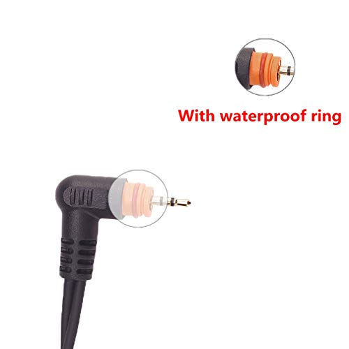 Airsn Earpiece Headset For Motorola Sl300 Sl7550 7580 Sl4000 Sl3500E Sl1K Sl1M Walkie Talkie 2 Way Radio,With Acoustic Tube Earpiece And Mic Ptt #TOP3