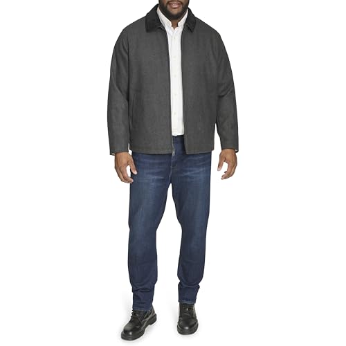 Image of Dockers Men's Wool Blend Quilted Bib Jacket Coat
