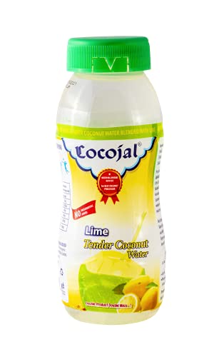 Image of Cocojal Lime Tender Coconut Water | No Added Preservatives | No Added Flavours | Not from Concentrate | 200 ml (Pack of 12)