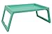 Dial Industries Lap, Bed or Sofa Tray, Breakfast in Bed Table with Folding Legs, Green, 2 Pack