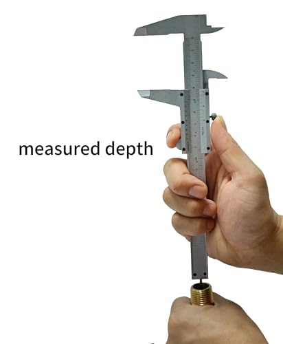 WF Vernier Scale Metric and Inch Measurements Stainless Steel Construction Micrometer Calipers Measuring Tool 6 \'\' Non Digital Calipers