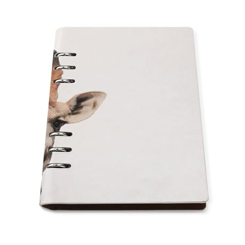 Carnet de notes A5 en cuir rechargeable d'affaires aux finitions soignées