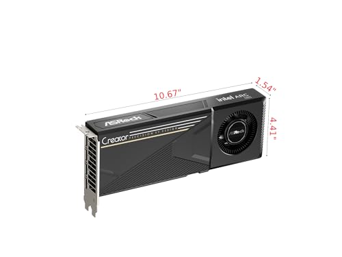 Image of ASRock Intel Arc Pro B65 Creator 32GB Workstation Graphics Card, Intel Xe2-HPG, 32GB GDDR6, PCIe 5.0, 4X DisplayPort 2.1, Blower Fan, Vapor Chamber, Honeywell PTM7950