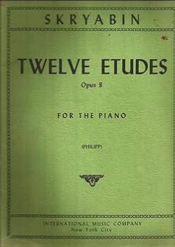 Paperback Skyabin Twelve Etudes Opus 8 For The Piano Book