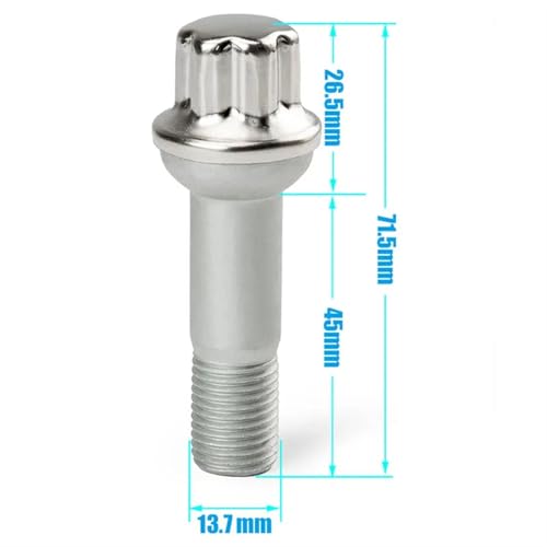 Pernos de rueda para Benz C250 2010-2012 compatible con OE 0009905407 5