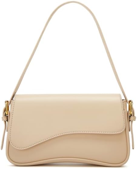 Shoulder Bag for Women Y2K Crossbody Purse PU Leather Underarm Handbag 2 Adjustable Strap for Daily Commute Travel