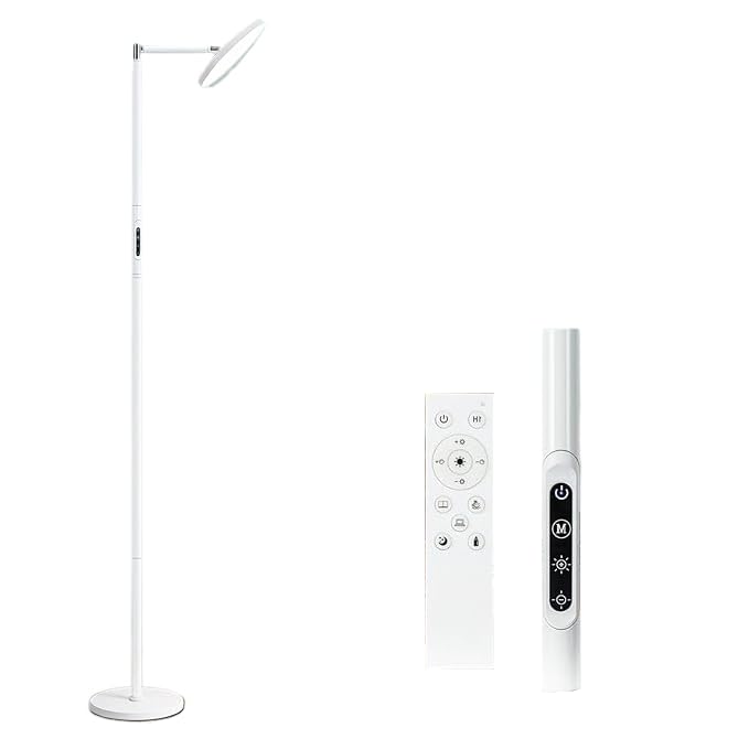 Lámpara de pie LED ideal para iluminar tu rincón de lectura y salón