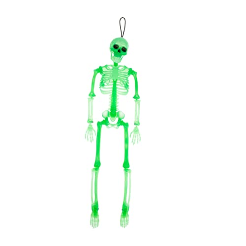 HOOTNEE Halloween Skeleton Pendant Dark Skeleton Toy Spooky Decoration for Haunted Houses Graveyards Halloween Parties Creepy Atmosphere Prop