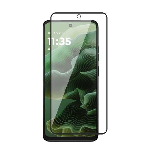 Image of MoCoTech HD+ Edge-to-Edge Tempered Glass for Moto G35 5G / Motorola G35 5G - Full Screen Protector, 9H Hardness, Anti-Scratch, Bubble Free, Case Friendly, Ultra Clear with Easy Installation Kit