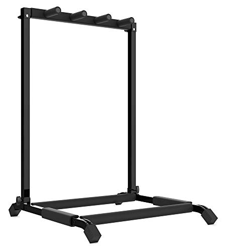 SUPPORTO PER CHITARRA: questo stand per chitarra di suolo ordinato 3 strumenti a corda compatibile e sempre a portata di mano per il vostro uso. Questo accessorio chitarra appendere a piedi. Sarete in grado di aggiungere chitarre classiche e acustiche, ma occupano più spazio.