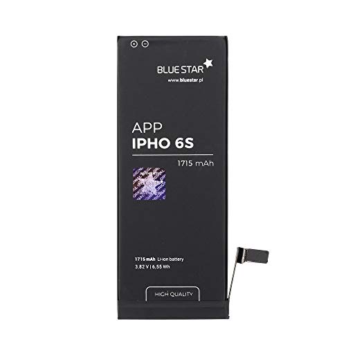 Blue Star Premium HQ - Batería de Li-Pol litio 1715 mAh de Capacidad Carga Rapida 2.0 Compatible con iPhone 6S - Larga Duración
