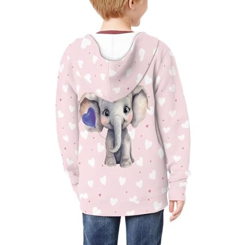 Girls Boys Full Zip up Hoodies Unisex Kids Cool Casual Hooded Sweatshirts Hoody with Pockets for Age 6-12 Years4