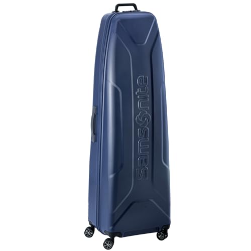 Samsonite Fairway Molded Golf Travel Cover 6555NVY, Navy Polycarbonate Hard Case, Golf Bag Luggage, Ideal for Airlines