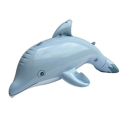 Jet Creations Dolphin Inflatable Toy, Gray, 20" #TOP4
