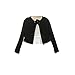Kids Dream Basic Knit Special Occasion Girl's Cardigan Jacket Sweater - Black Girl 6