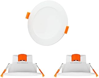 ENUOTEK 10W LED Recessed Ceiling Downlights Ceiling Lamps Lighting Color Selectable 3000K 4000K 5000K Ceiling Hole Diameter 90-105MM IP44 Dampproof Not Dimmable 3 Lamps