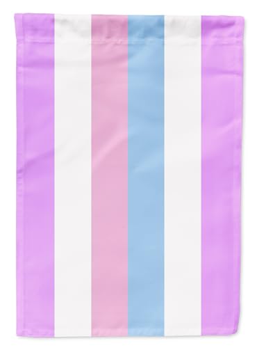 Drapeau bigender pride 2 plis multicolore résistant aux UV 28x39 - 2