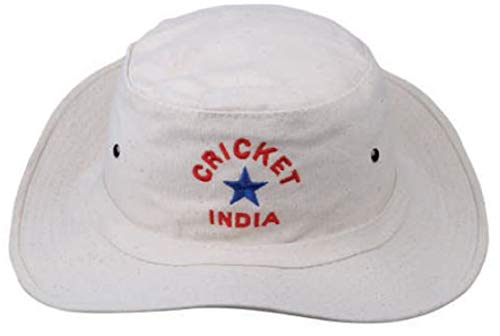 Image of Zacharias Men's Cotton Umpire Hat Cricket-India (White; Free Size)
