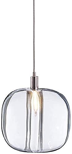 Lustre restaurant géométrique en métal et verre pour éclairage de café