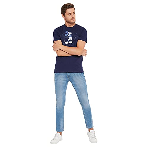 Image of Men's Regular Fit Round Neck Short Sleeves Knitted T-Shirt