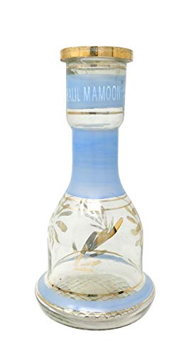 Khalil Maamoon Hookah Vase Best Shisha Base by Tornado (TM) Khalil Mamoon Vase (Large Blue Gold)