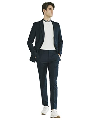 Costume pour le dîner du marié ensemble élégant homme veste et pantalon noirs
