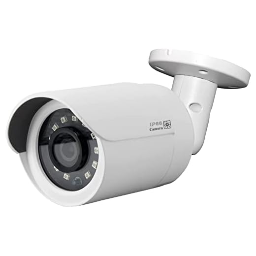 4K 8MP PoE IP Bullet Camera for IP Camera NVR System, Outdoor, 2.8mm Wide Angle, 65ft IR Night Vision, H.265, Compatible with Hikvision, Dahua, Amcrest, Blue Iris NVR Through ONVlF Protocol
