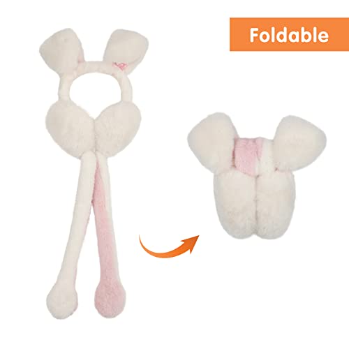Surblue Cute Animal Moving Earmuffs Winter Warm Outdoor Ear Covers Headband Fur Earwarmer4