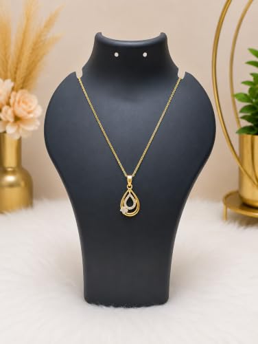 Image of morel JEWELS (8 INCH) PLASTIC NECKLACE JEWELRY STAND IMITATION JEWELLERY NECKLACE DISPLAY STAND BLACK FOR NECK CHAIN MOTI MALA DISPLAY STAND.(PACK OF 2)